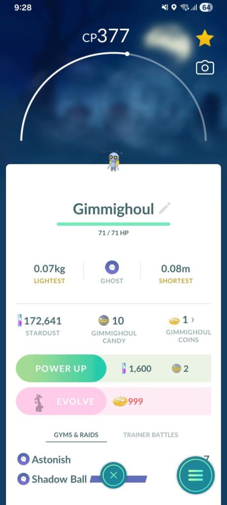 What's the smallest pokemon yall have?