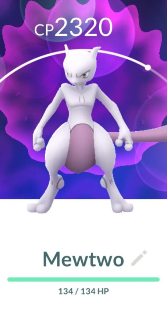 Caught my first Mewtwo today