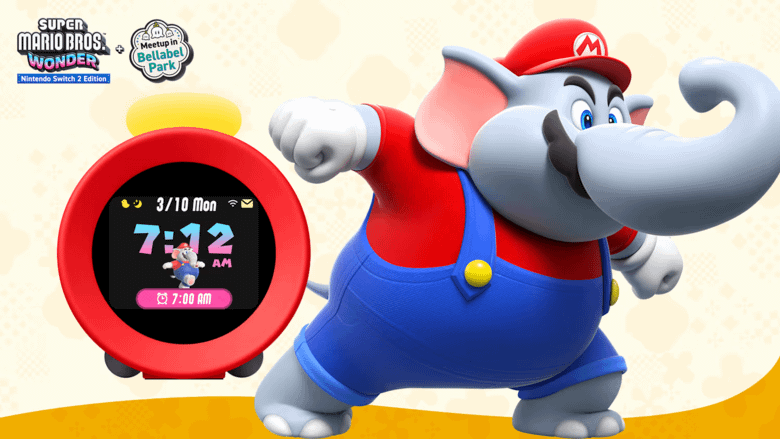 Super Mario Bros. Wonder scenes added to Alarmo