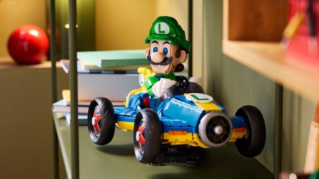 LEGO Reveals the Luigi Mario Kart Mach 8 Set - Releasing on April 1