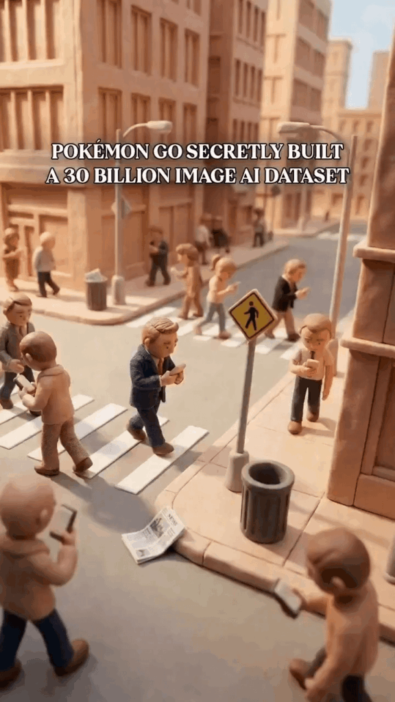 143 million people thought they were catching Pokémon, they were mapping the real world for AI