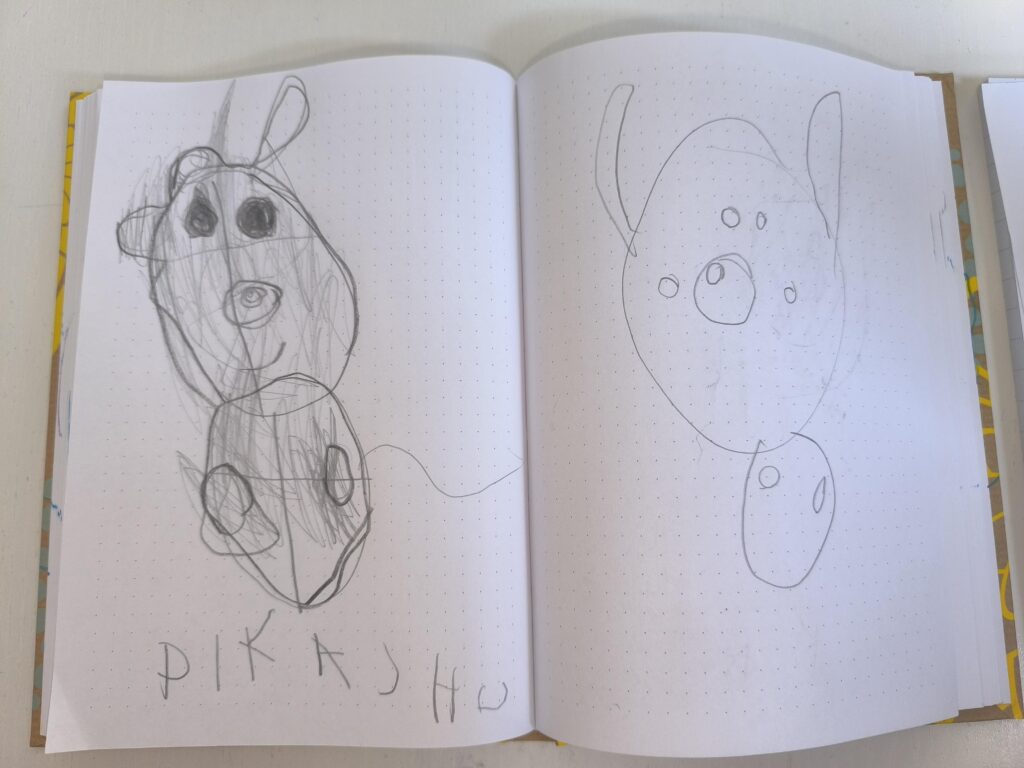 My kid is 2 for just a few more days. Meet Pikachu