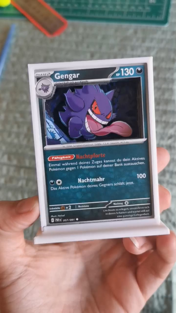 My second shadow box - Gengar!