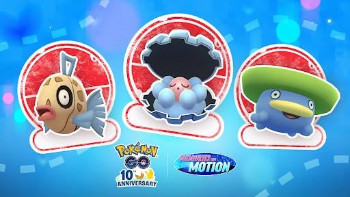 Make waves with Lotad, Feebas, and Clamperl for Replay: Water Research Day!