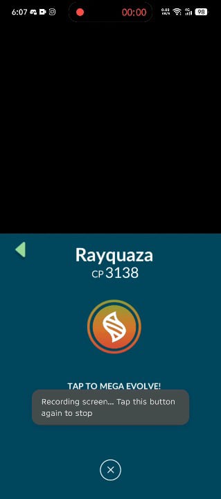 I didn't caught zacian because of this bug