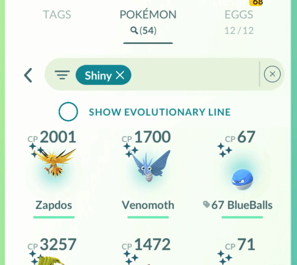 Lots of luck on my walk today