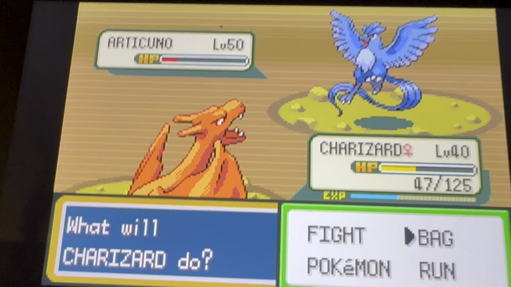 Caught Articuno in a Poké Ball