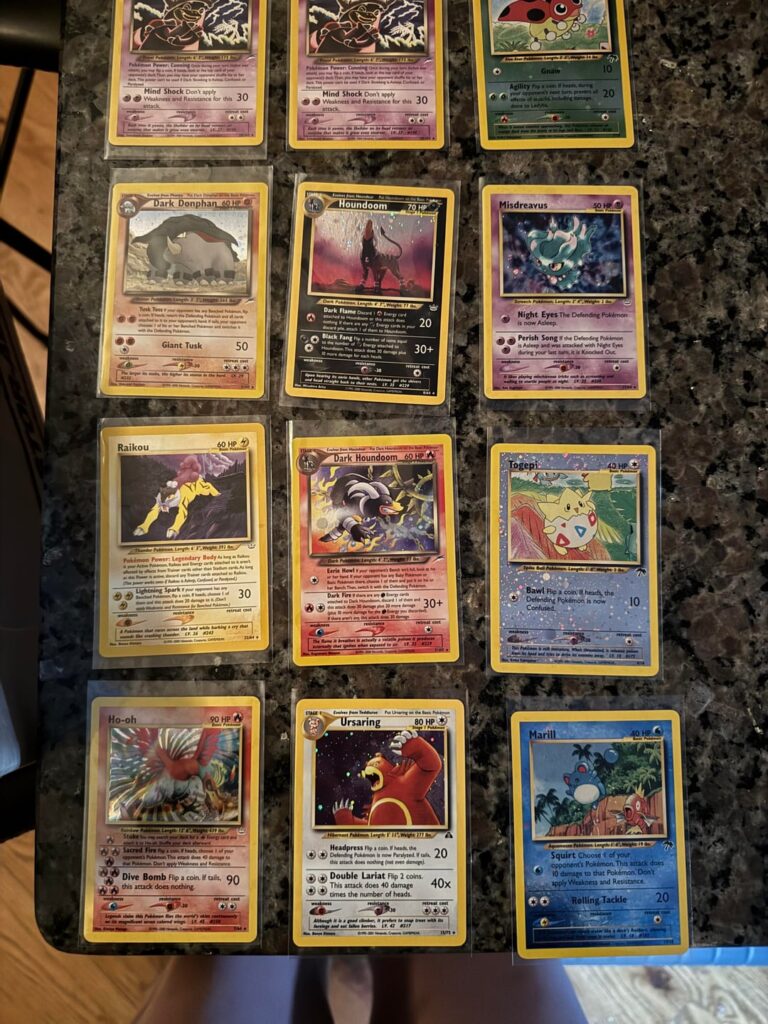 My husband’s 25 year old collection.