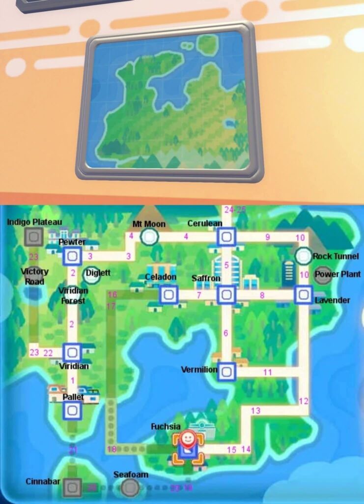 Kanto!! Map in Pokopia
