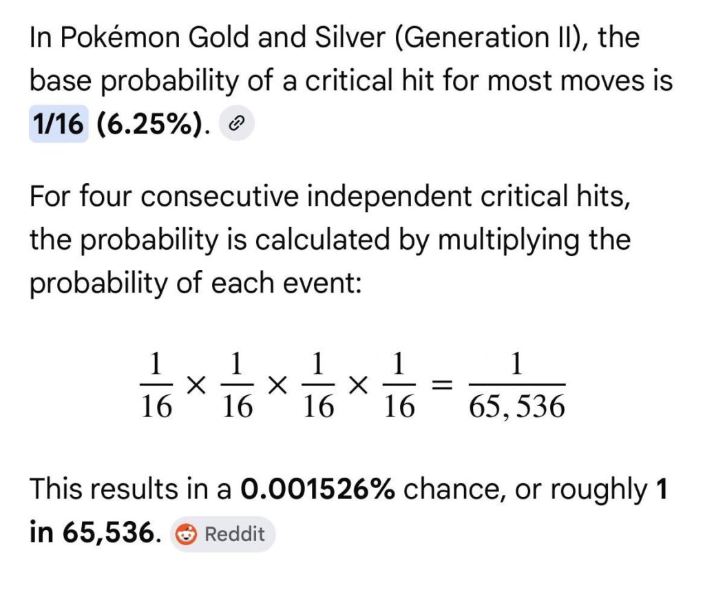 Four crits in a row (read body text)