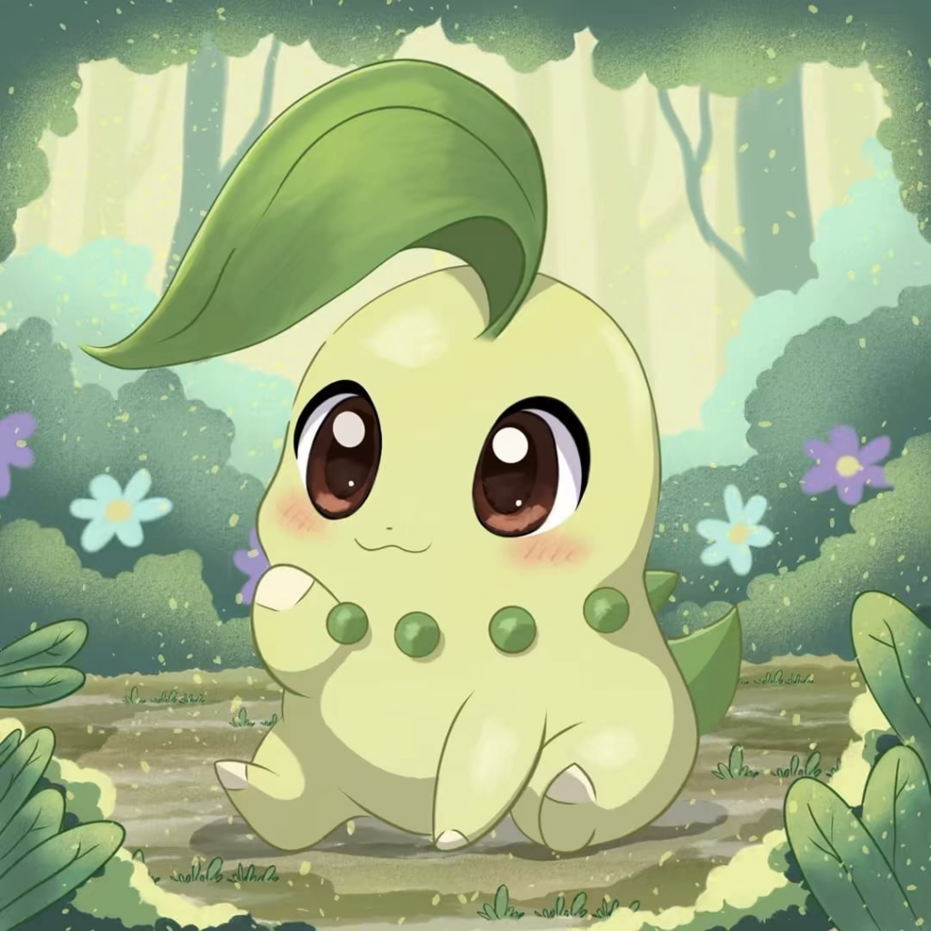 Chikorita Day (チコリータの日)! [OC]