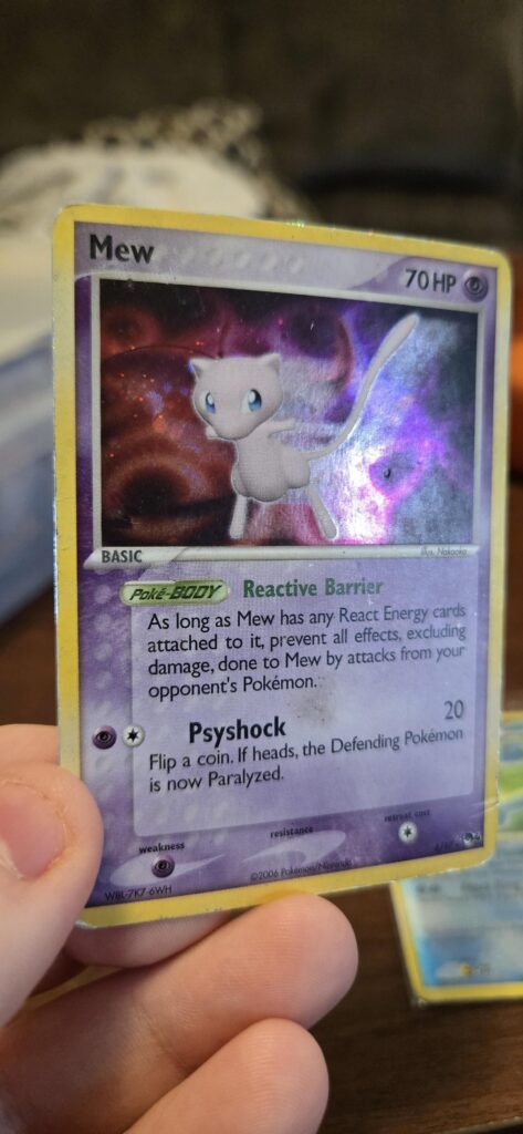 Found this neat card in my girlfriend's collection, shame that it's in terrible condition (we play magic, this is from her childhood lol)