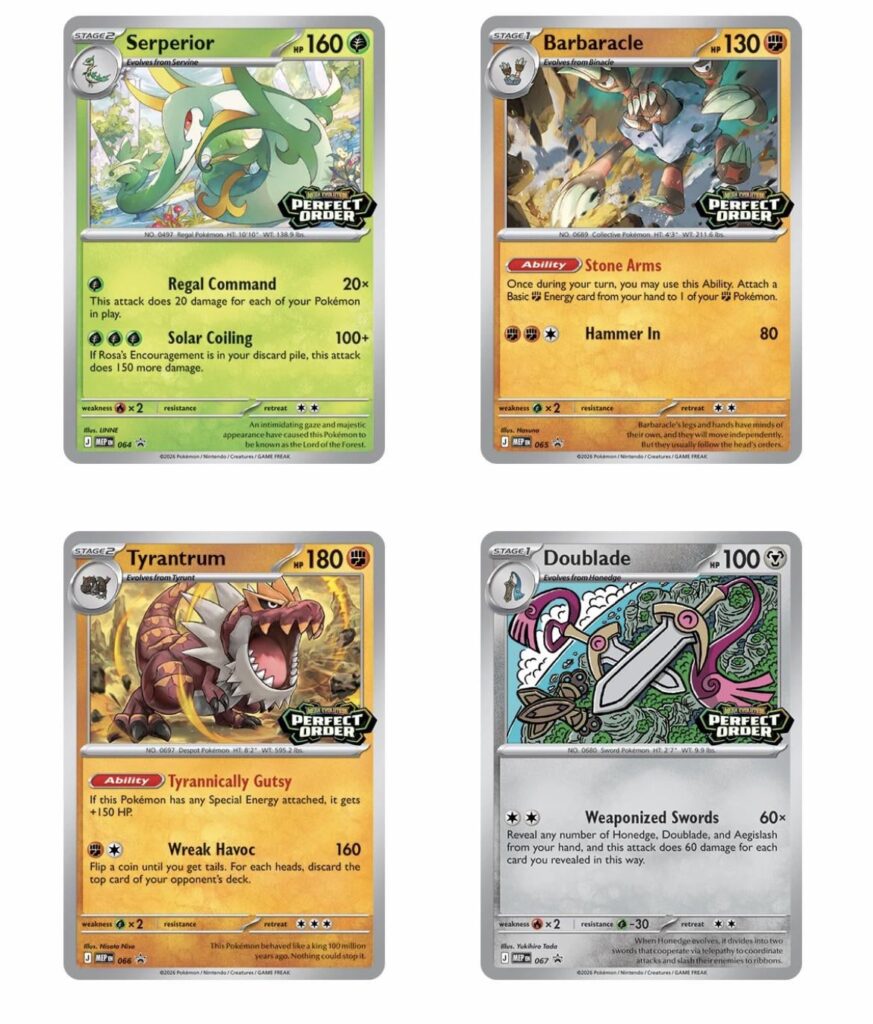 Perfect Order prerelease promos