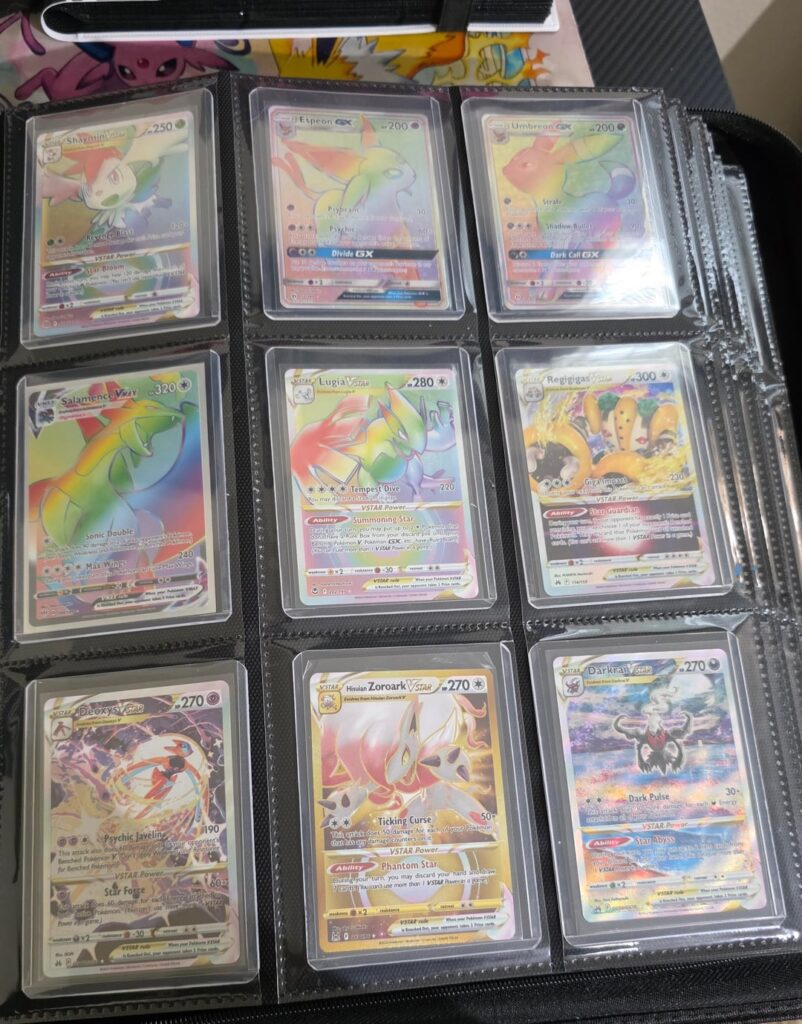 Been off and on collecting pokemon since I could remember. Here's my binder, mixed with old/new cards