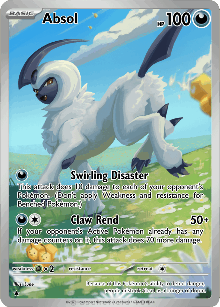 [OC] Absol Full-Art Illustration