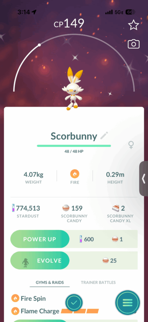 I guess today was shiny starter day