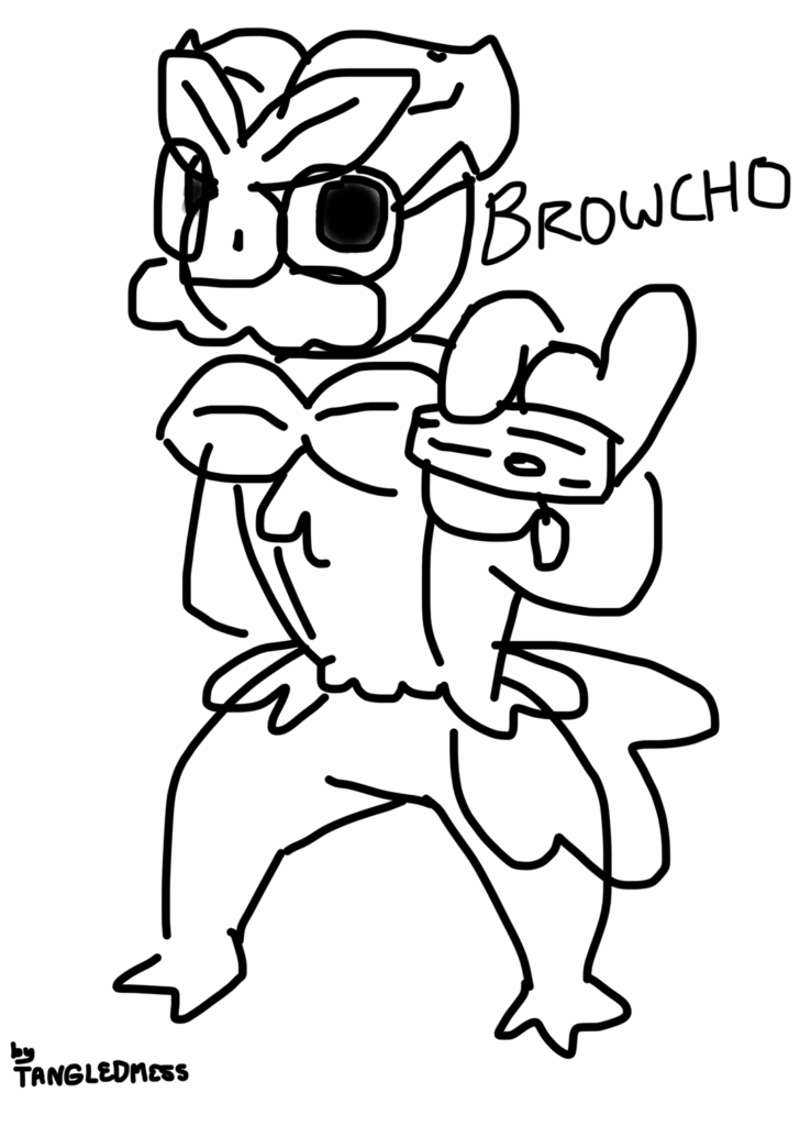 Simple Sketches of my Browt Fan-Evolution