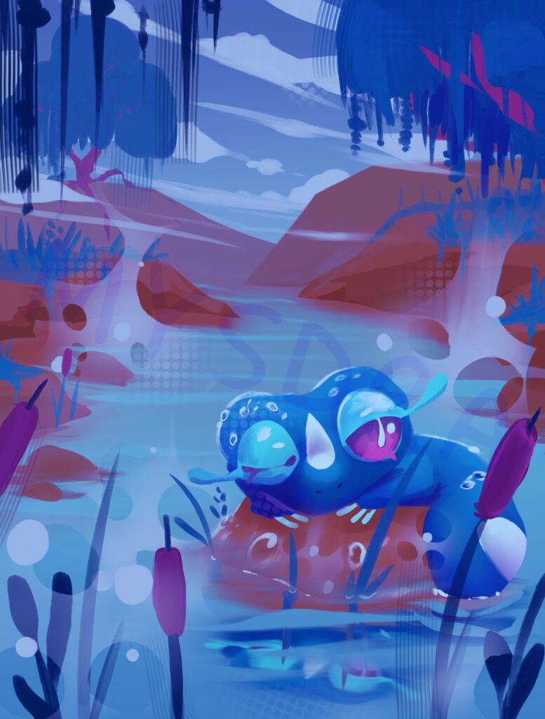 [OC] I’m not from the water type gang, but Gecqua is definitely the baddie i didn’t know i needed