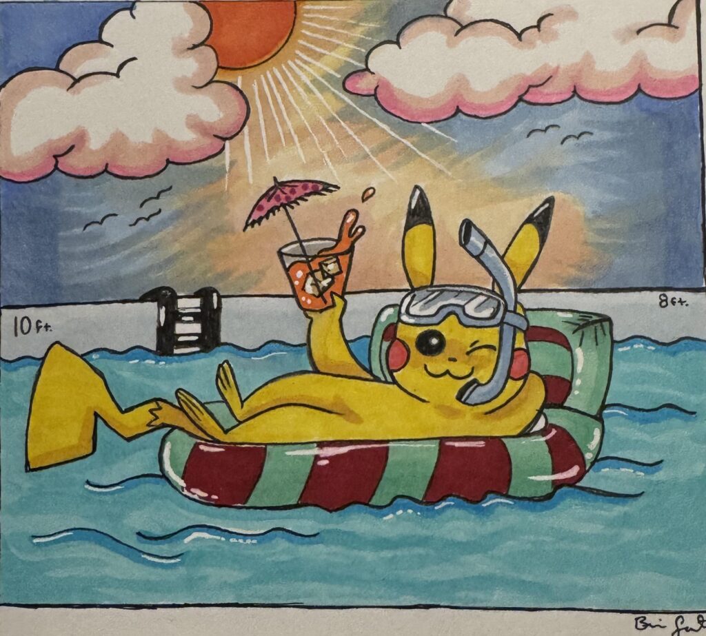 A Pikachu vacation