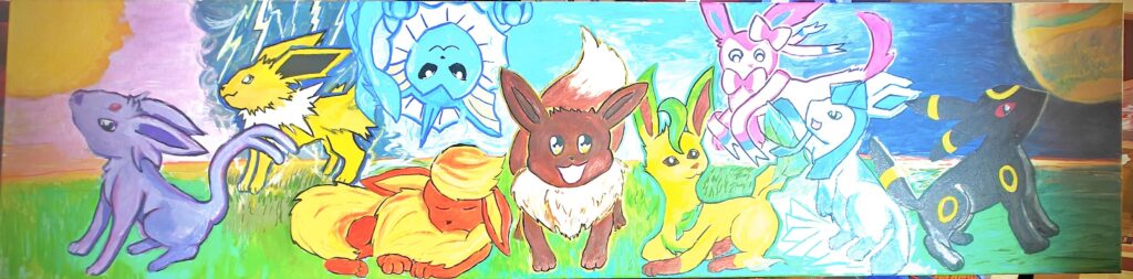 Eeveelution painting