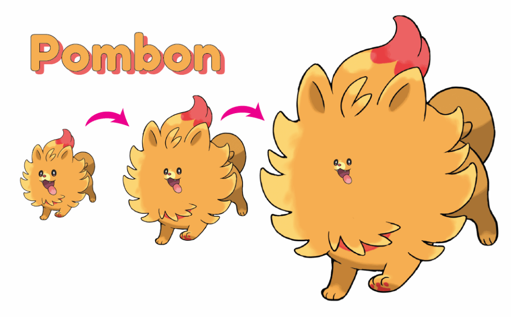 Here's how I hope Pombon's evolution look in the next pokemon gen