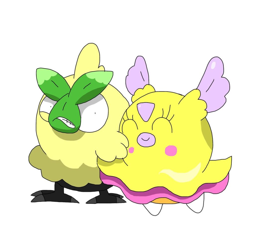 Browt & Flittle, two adorable yellow birdie