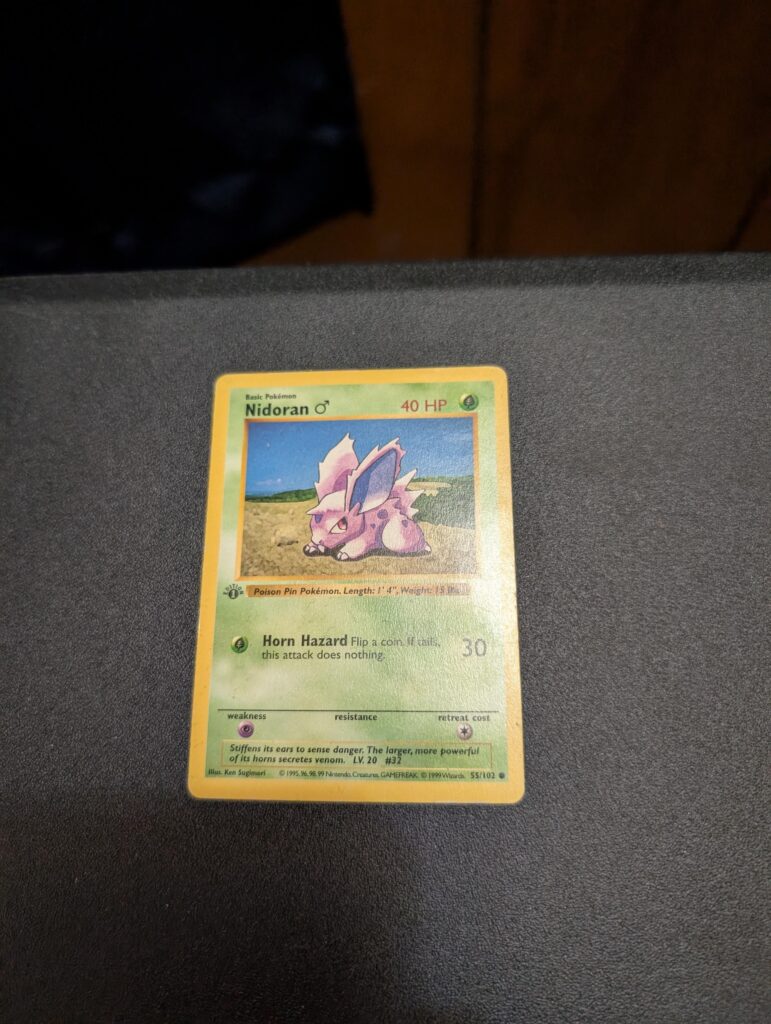 1st edition AND shadowless card?