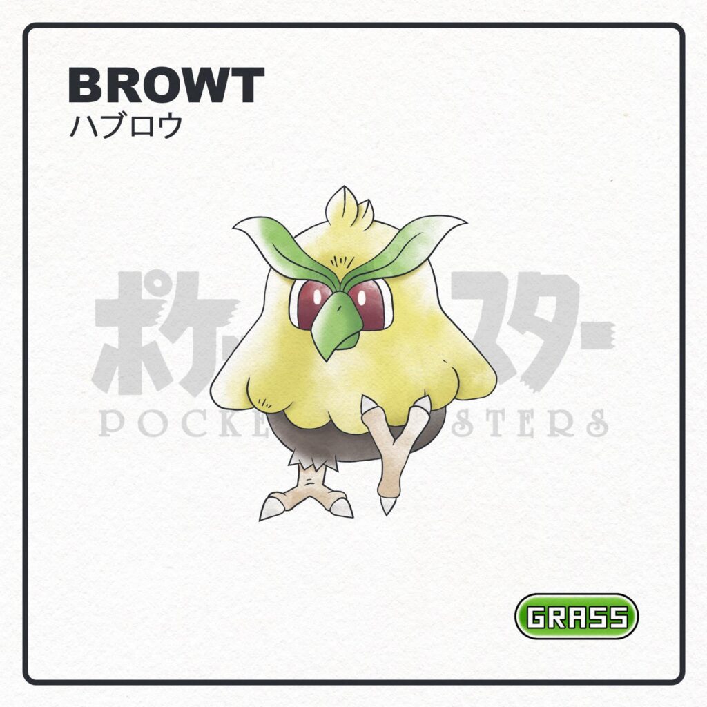 Browt redesign in original Sugimori art style