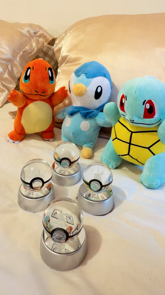 I've been creating LED Crystal Pokéballs with Pokémon inside - here are some of my favorites 🔮⚡