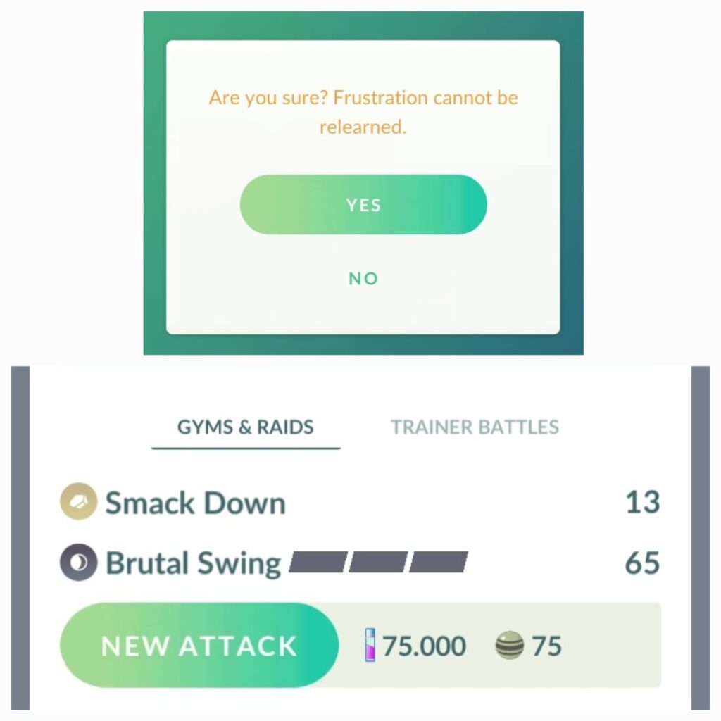 Frustration can still be removed on monday (local time) and Kalos Tour legacy attacks are still available.