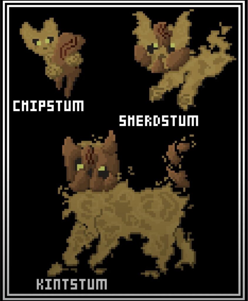 Stum line, the sherd Pokémon