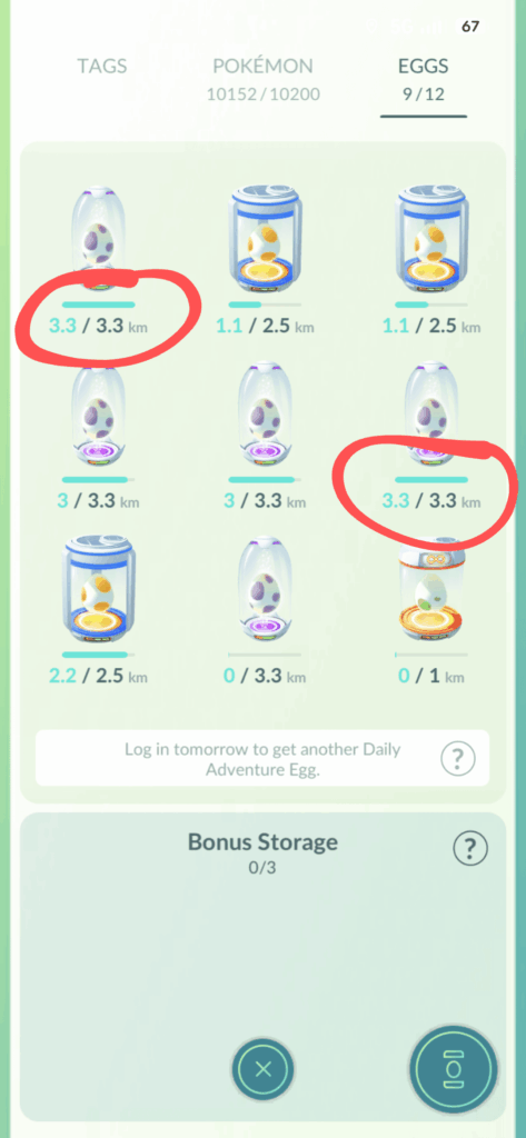 Is there a problem hatching eggs?