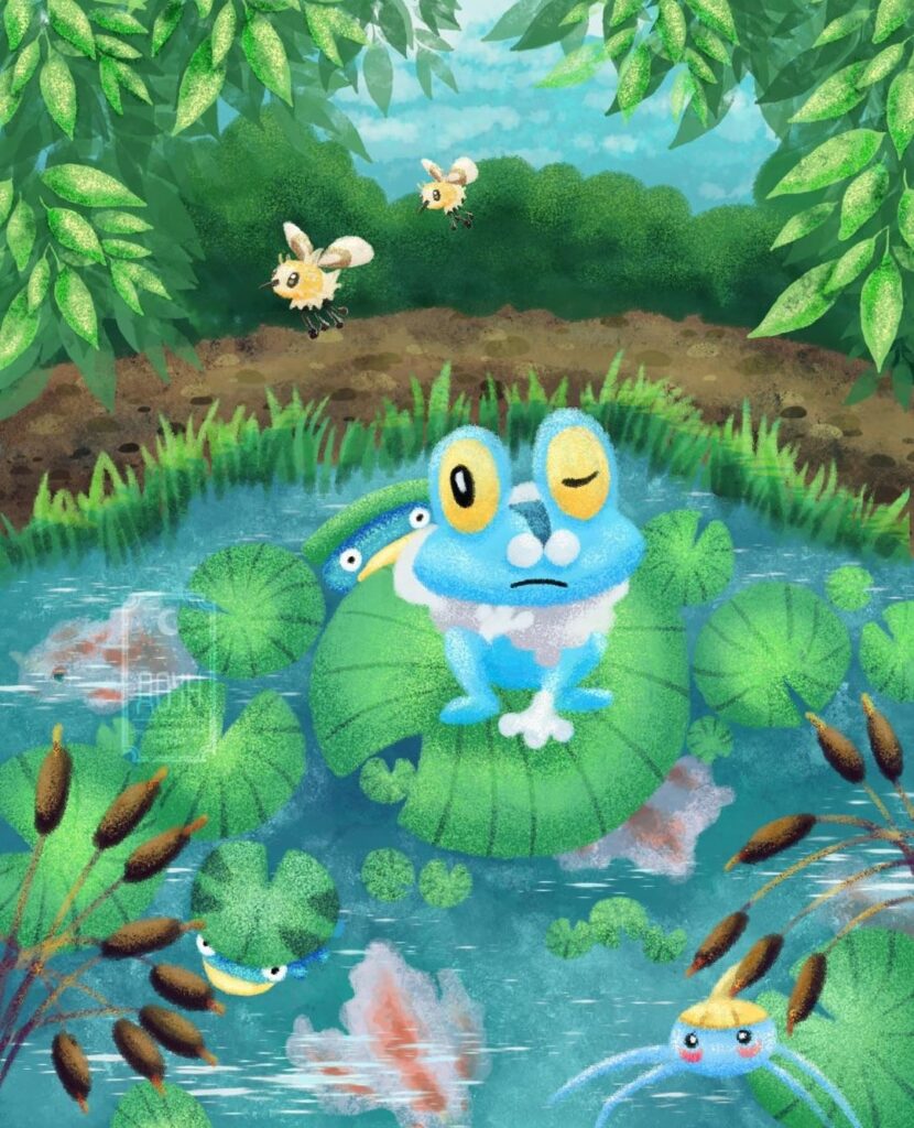 [OC] Froakie Full Art