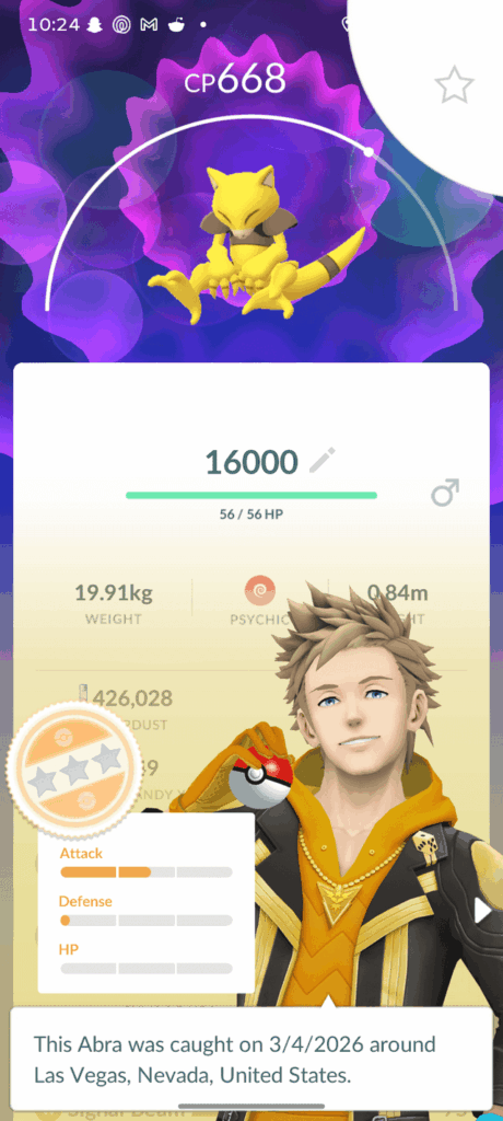 My 16000th pokemon