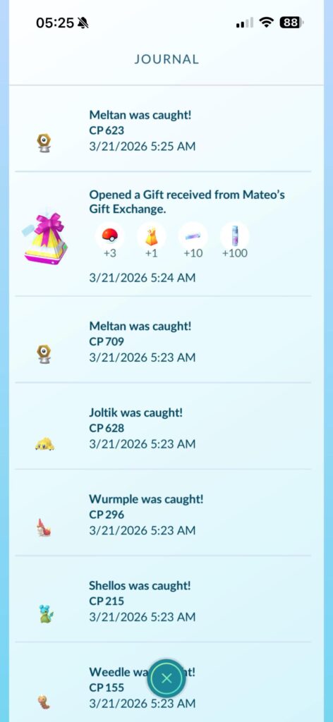 Link Charges from Matteo Gift