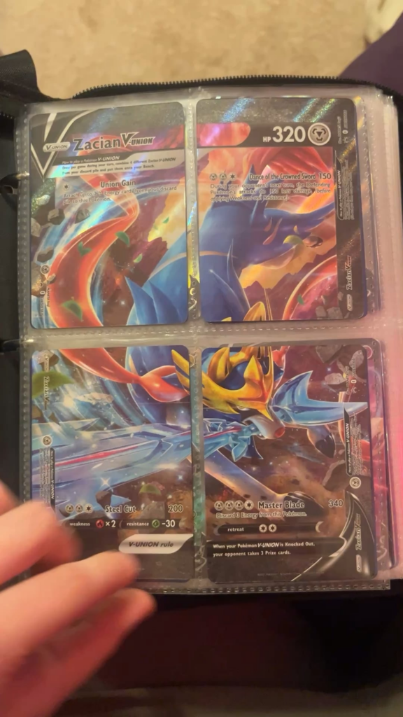 My completely full Pokemon binder!