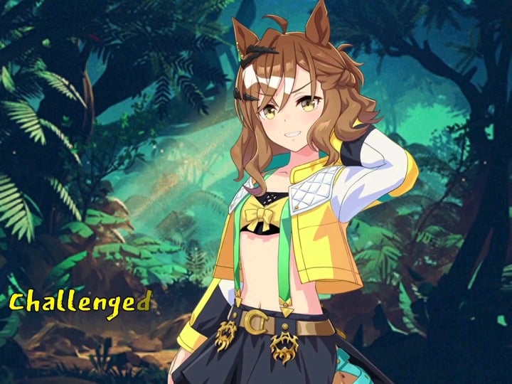 I wondered how Jungle Pocket from Umamusume would fare as a pokemon trainer...