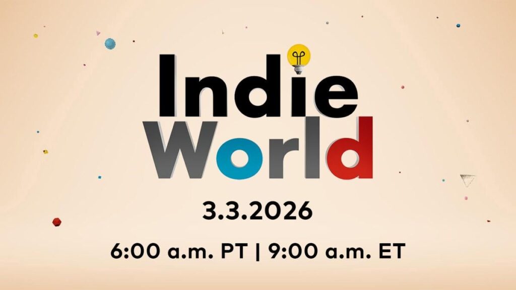 Nintendo Indie World - Stream links, stream times