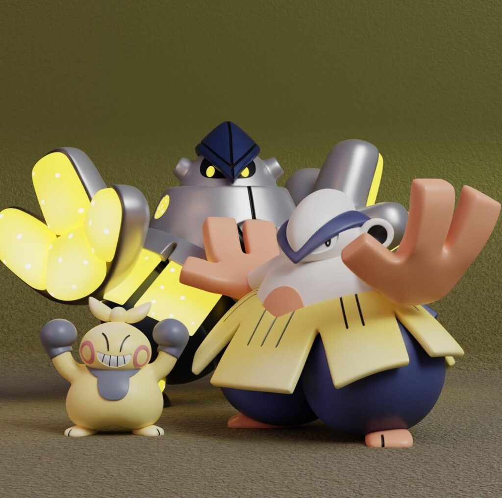 A post appreciating the evolutionary line of hariyama.