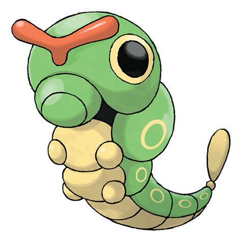 Come on buddy, you can't help but tell me that Caterpie is super cute