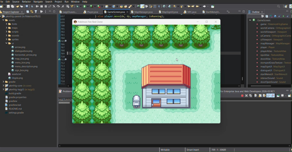 Cloning Pokémon Fire Red for fun with coding