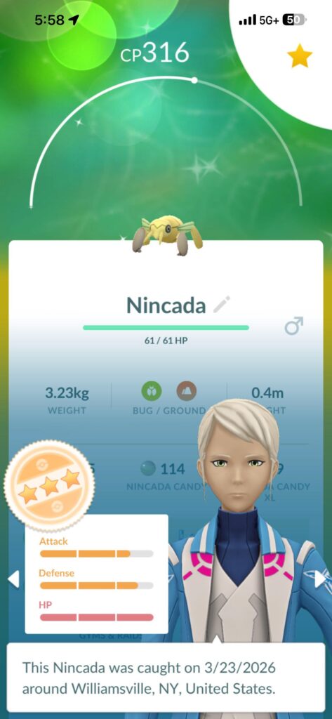 Prolly a dumb question but if I evolve this guy will both the ninjask and shedinja be shiny?