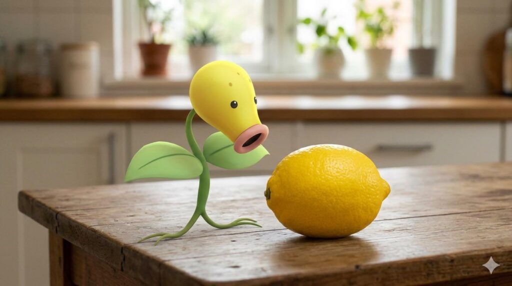 Bellsprout looks like a lemon 🍋