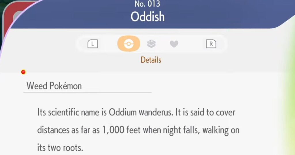 Apparently Pokemon have proper scientific classifications