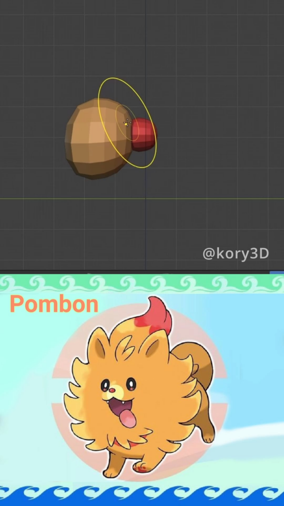I made Pombon in 3D on blender 🔥 [OC]