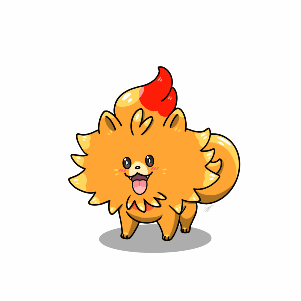 Pokemon 🔥Pombon Art "OC"