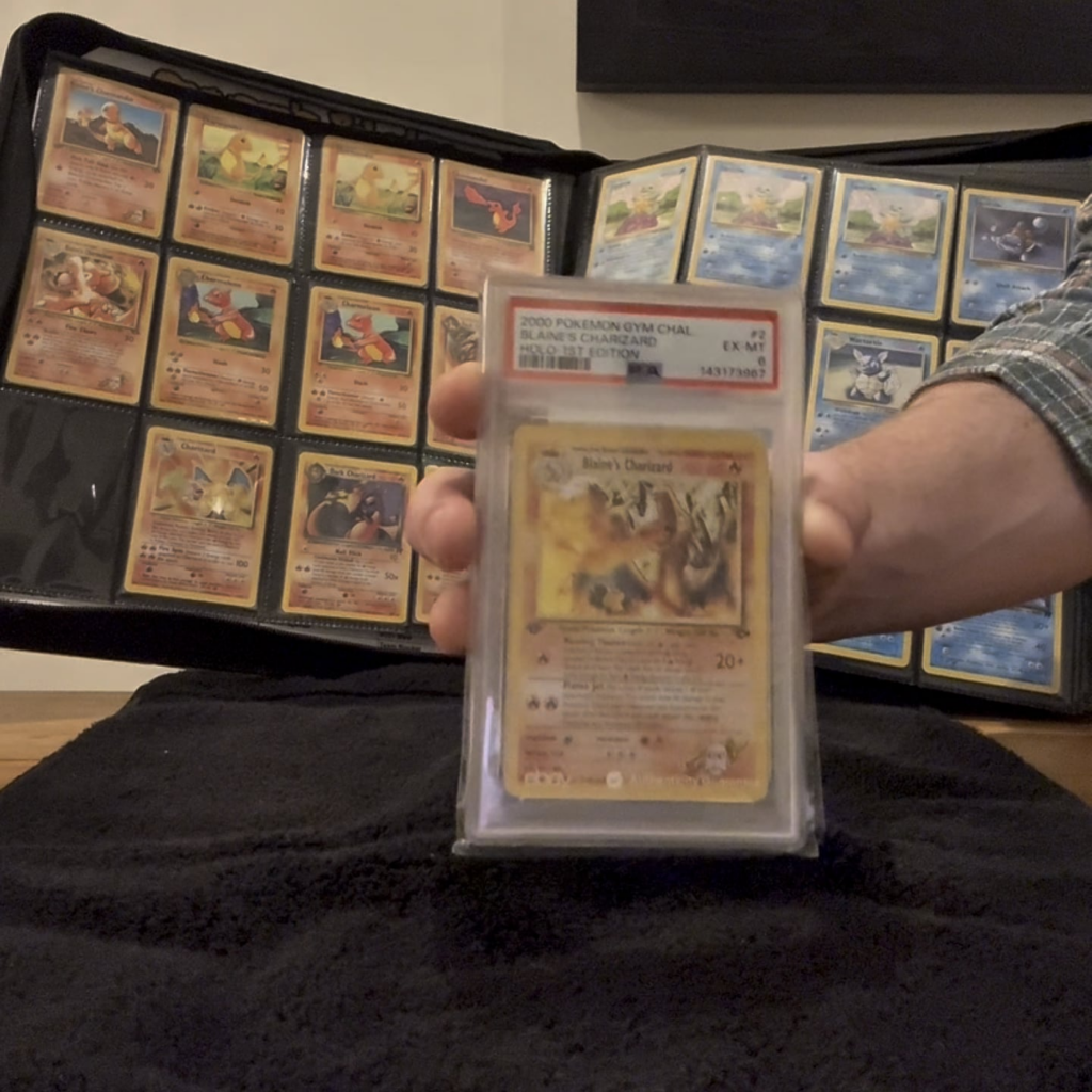 Cracking a 1st Edition Blain’s Charizard 😆