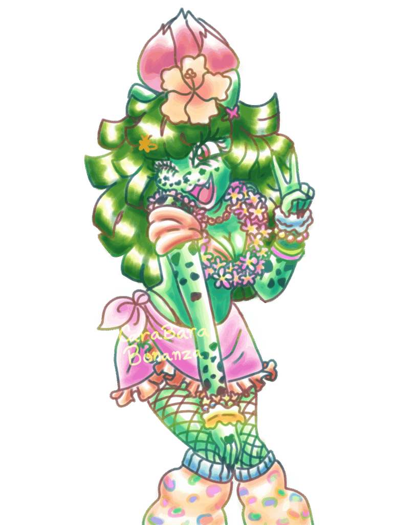 🌺Gyaru bulba evolved into ganguro Ivysaur🌺 OC