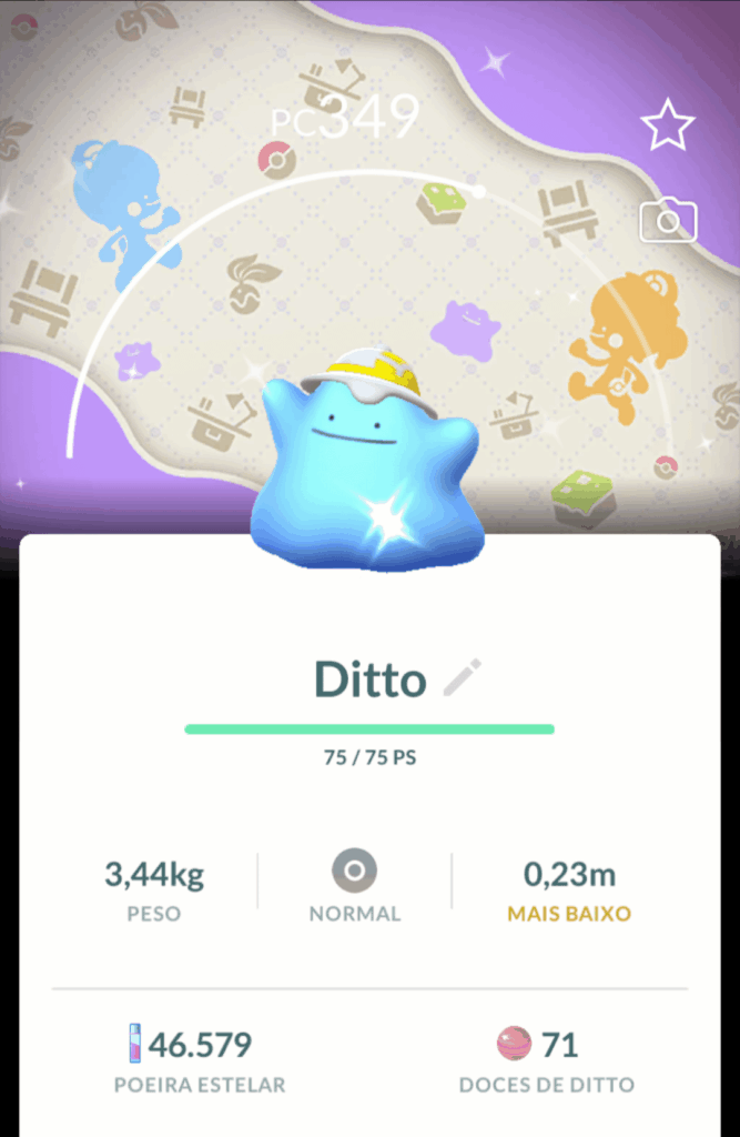 Shiny Ditto with Hat!