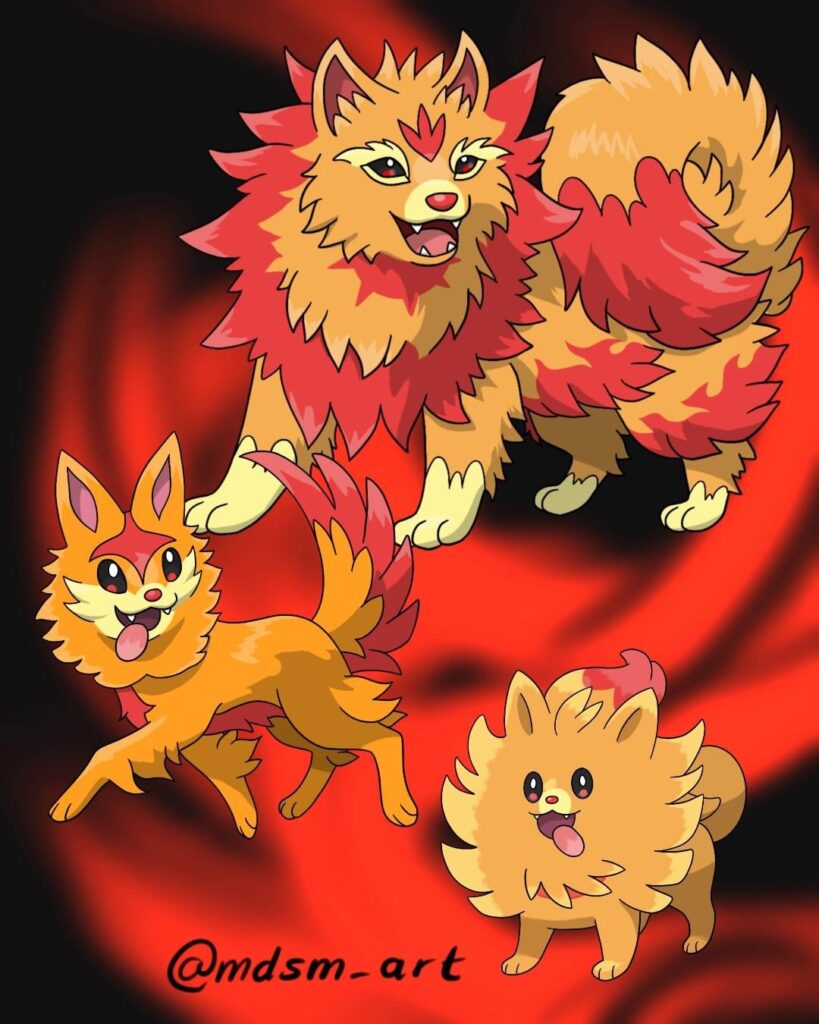 [OC] Even more Pombon evolutions I made.